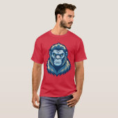 Ik beloof dat ik vriendelijk ben t-shirt (Voorkant volledig)