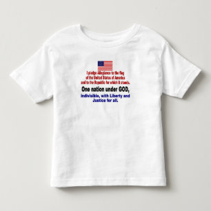Ik beloof de vlag kinder shirts