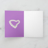 Ik beloof je mijn hart voor je groet kaart (Binnen)