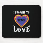 Ik beloof jullie liefde te leren kennen | LGBTQ |  Muismat (Voorkant)