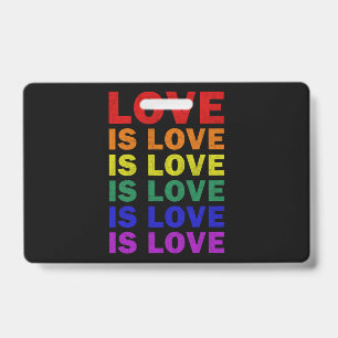 Ik beloof liefde te onderwijzen LGBT-Q Pride Trots Badge