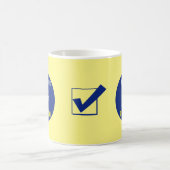 IK BELOOF PERSOONLIJK TE STEMMEN (GEEL) KOFFIEMOK (Center)