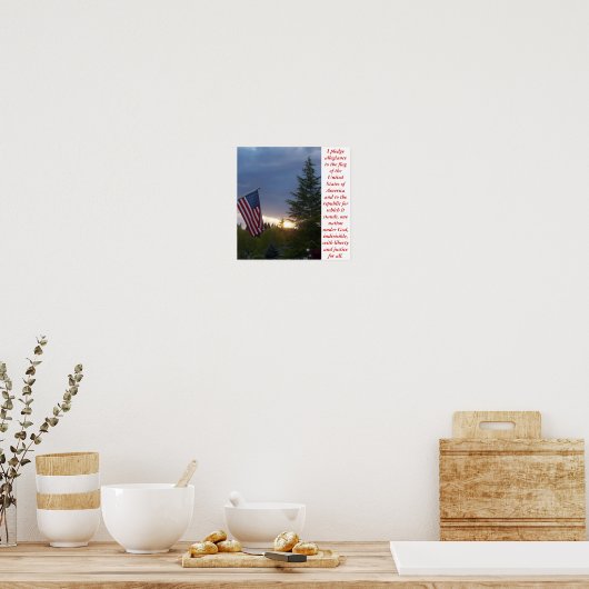 Ik beloof trouw poster (Keuken)