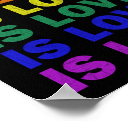 Ik beloof u dat ik LGBT-Q Pride Proud Ally Poster (Hoek)