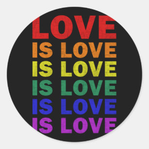 Ik beloof u dat ik LGBT-Q Pride Proud Ally Ronde Sticker