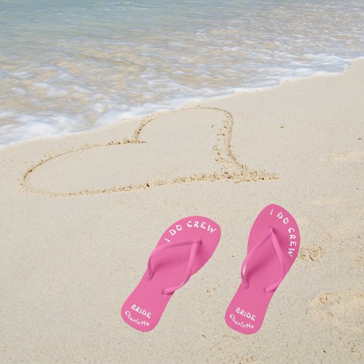 Ik bemanning bruid om te worden gepersonaliseerd r teenslippers