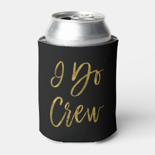 Ik bemanning Faux Gold Foil Bachelorte Party Blikjeskoeler