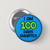 Ik ben 100 dagen slimmer Button (Voorkant /achterkant)