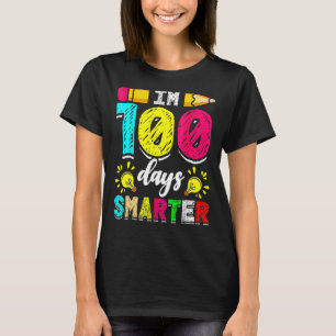 Ik ben 100 dagen slimmer student 100e schooldag t-shirt