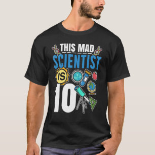 Ik ben 10 Future Scientist Happy Birthday Celebran T-shirt