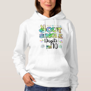 Ik ben 10 kinderen voor vrede uit één cijfer hoodie