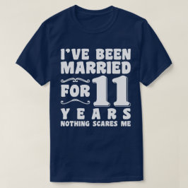 Ik ben 11 jaar getrouwd Huwelijksverjaardag T-shirt
