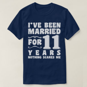 Ik ben 11 jaar getrouwd Huwelijksverjaardag T-shirt