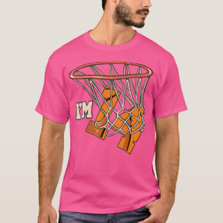Ik ben 14 Basketbal Thema Verjaardagsfeest Viering T-shirt
