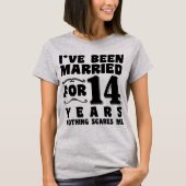 Ik Ben 14 Jaar Getrouwd Trouwfeest Grappig T-shirt (Voorkant)
