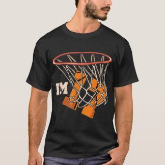 Ik ben 17 Basketbal Thema Verjaardagsfeest Viering T-shirt