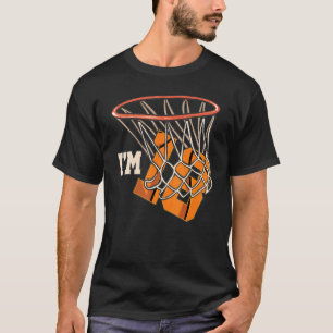 Ik ben 18 Basketball Theme Birthday Party Celebrat T-shirt