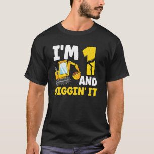 Ik ben 1 en ik citeer het 1 de Birthday gravator B T-shirt