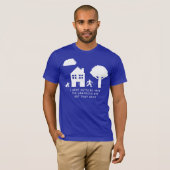 Ik ben 1 keer buiten geweest met 8 BIT T-shirt (Voorkant volledig)