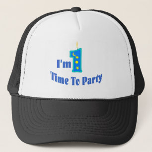Ik ben 1 keer naar een feestje. trucker pet