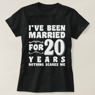 Ik Ben 20 Jaar Getrouwd Huwelijksfeest Grappig T-shirt