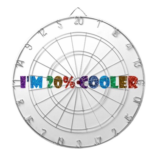 ik ben 20% koeler brony dartbord (Voorkant)
