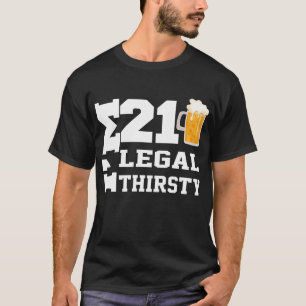 Ik ben 21 wettige grappenmaker 21ste verjaardag vo t-shirt