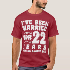 Ik ben 22 jaar getrouwd Jubileumhuwelijk T-shirt
