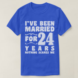 Ik ben 24 jaar getrouwd Huwelijksverjaardag T-shirt