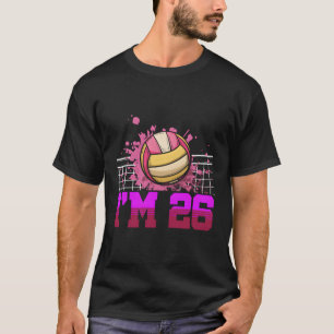 Ik ben 26 sportvolleyballer 26e t-shirt