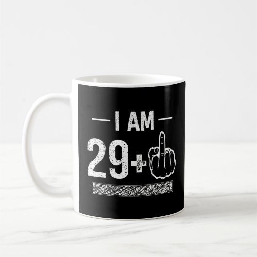 Ik ben 29 plus 1 30e verjaardag koffiemok (Links)