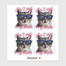 Ik ben 2 coole kat! sticker