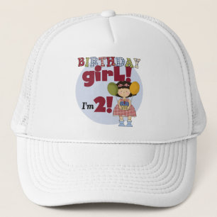 Ik ben 2 Verjaardags Meisje T-shirts en Gifts Trucker Pet