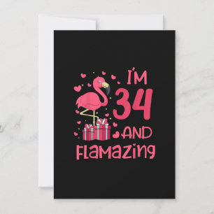 Ik ben 34 en ontvlambaar - verbazingwekkend 34e ve kaart