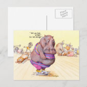 Ik ben 375 kg kwijt. briefkaart (Voorkant / Achterkant)