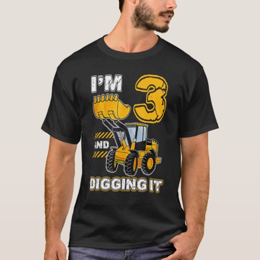 Ik ben 3 en ik citeer het grappige 3rd Birthday Ex T-shirt (Voorkant)