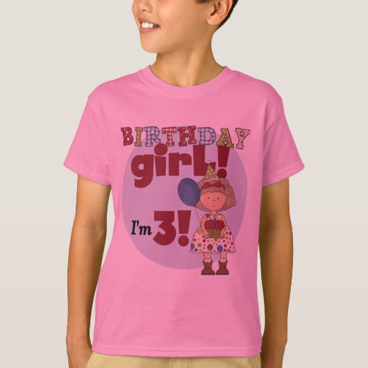Ik ben 3 's avonds Girl Tshirts en Gifts (Voorkant)