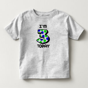 Ik ben 3 vandaag Boys Birthday Shirt