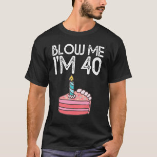 Ik ben 40 jaar oud en 40e verjaardag P T-shirt
