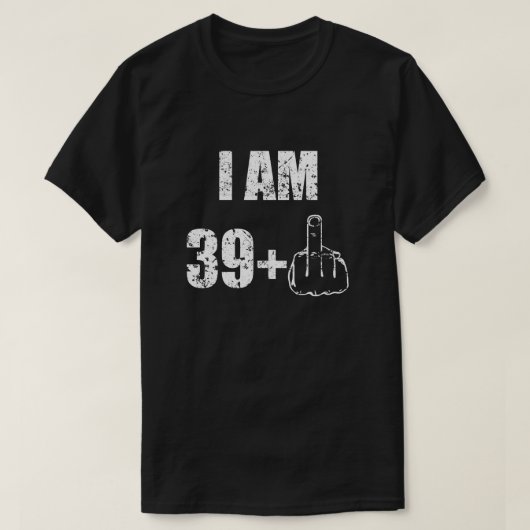 Ik ben 40 jaar oud grappig mannen shirt (Design voorkant)