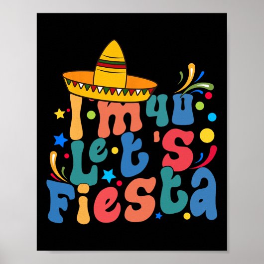 Ik ben 40, laten we feesten poster (Voorkant)