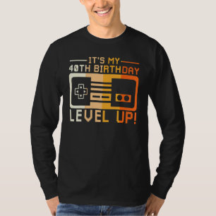 Ik ben 40-niveau op T Game Controller Gaming Dashb T-shirt