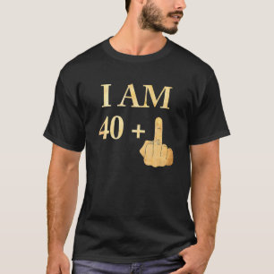 Ik ben 40 plus 1 grappige 41ste verjaardag 1979 19 t-shirt