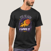 Ik ben 41 en ik hou van Basketball 41e verjaardag. T-shirt (Voorkant)