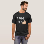 Ik ben 44 plus 1 grappige 45e verjaardag gift gebo t-shirt (Voorkant volledig)
