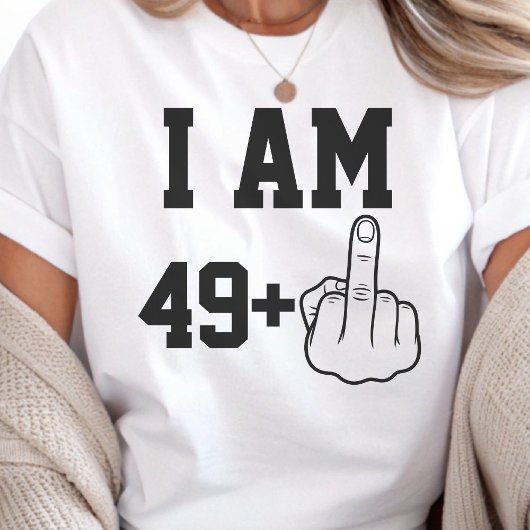 Ik ben 49 Grappige verjaardag grap T-shirt