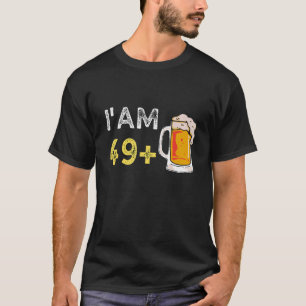 Ik ben 49 plus 1 bier 50e verjaardag bier drinker t-shirt