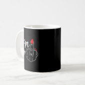 Ik ben 49 Plus 1 Middenvinger Grappige 50e Verjaar Koffiemok (Voorkant links)