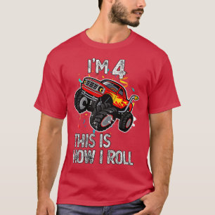 Ik ben 4... zo kan ik de 4e verjaardag van de Mons T-shirt