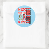 IK BEN 50 RONDE STICKER (Tas)